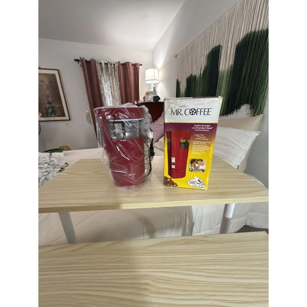 Mr. Coffee Coffee Grinder with Chamber Maid Cleaning System